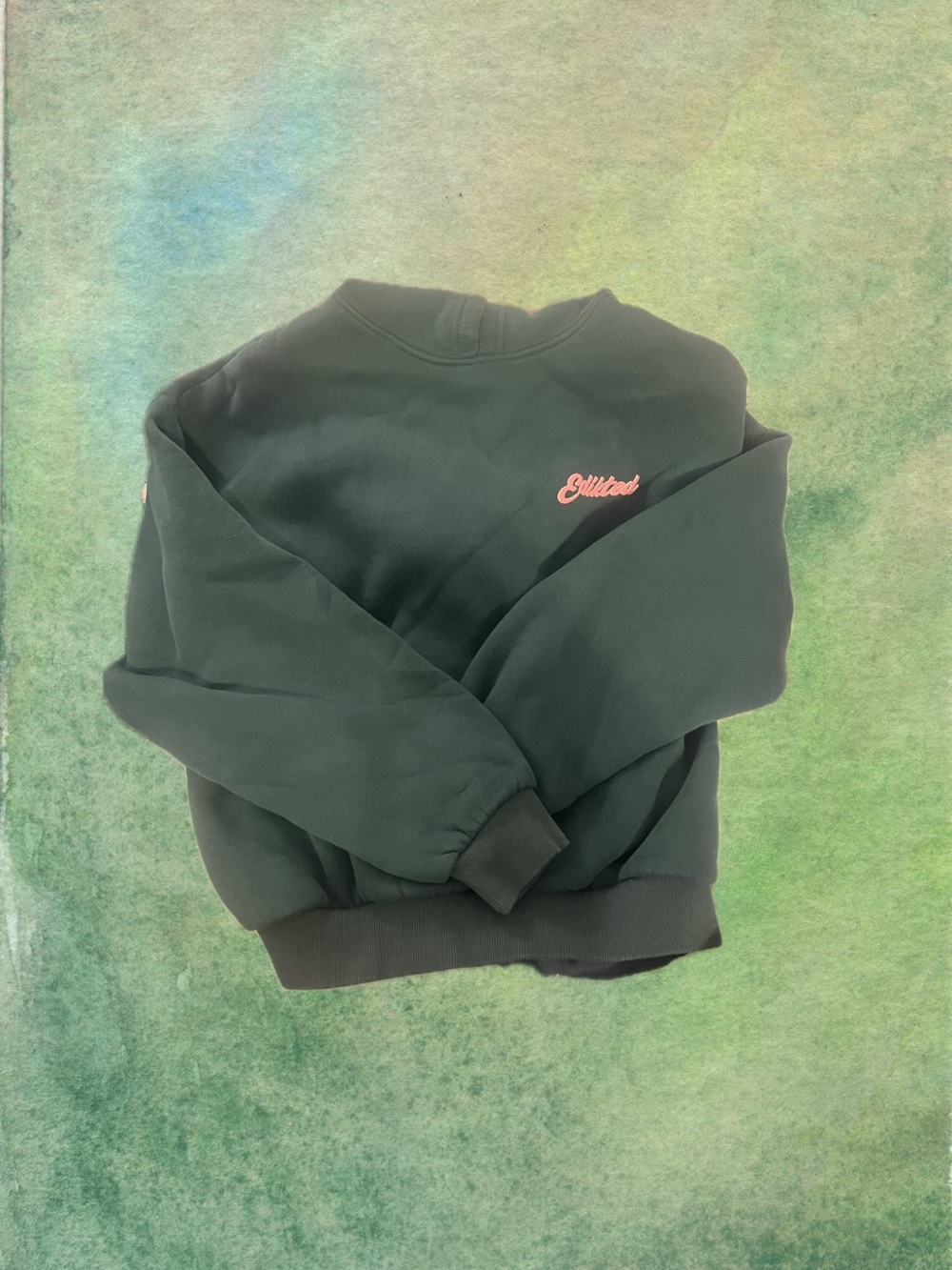 Edikted Sweatshirt with Pink Script Logo